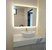 Gương nhà tắm hình chữ nhật có LED