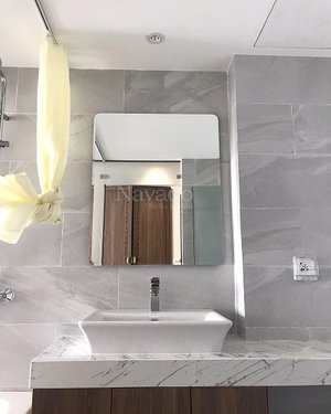 Gương nhà tắm trơn hình chữ nhật
