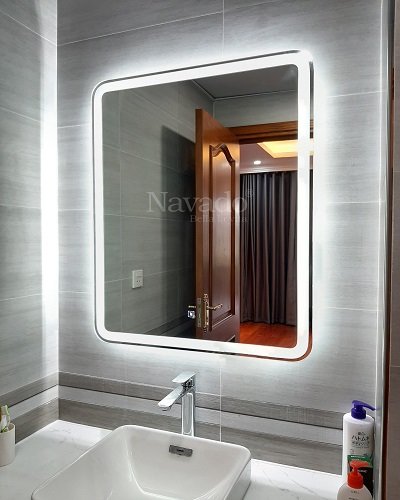 Gương đèn led nhà tắm Hà Nội cao cấp
