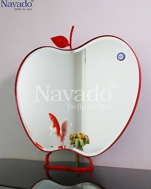 Gương bàn phấn Apple độc đáo